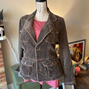 PLUS SZ 1X NWOT Army Green fitted jacket